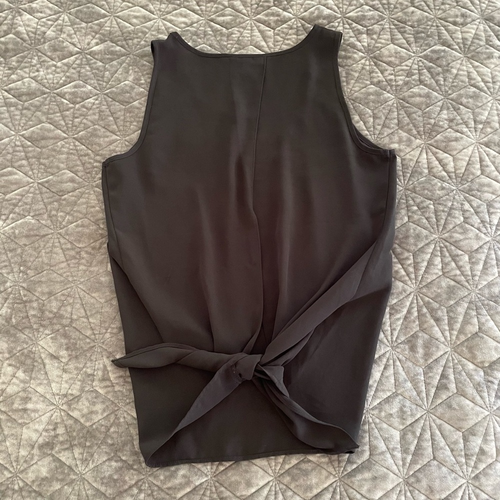 Express Chiffon Tie Back Tank Top